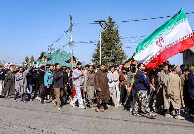 Restrictions imposed in Kashmir after protests over killing of Iran's supreme leader Ali Khamenei